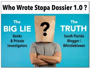 who wrote Mark Stopa Dossier 1.0?