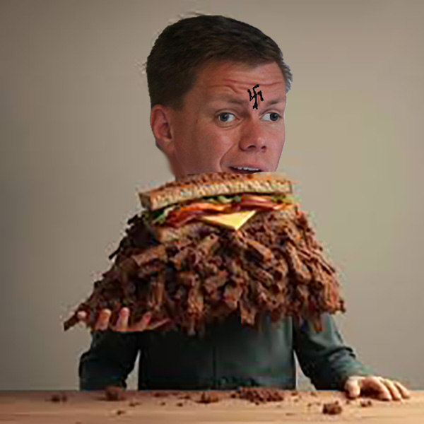 Mark Stopa EATS Massive Shit Sandwich